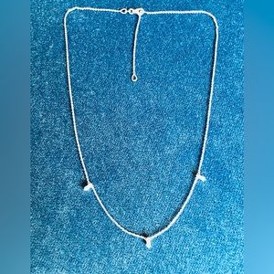 Bony Levy 18 karat white gold and diamond necklace, 16 inch with 2 inch extender